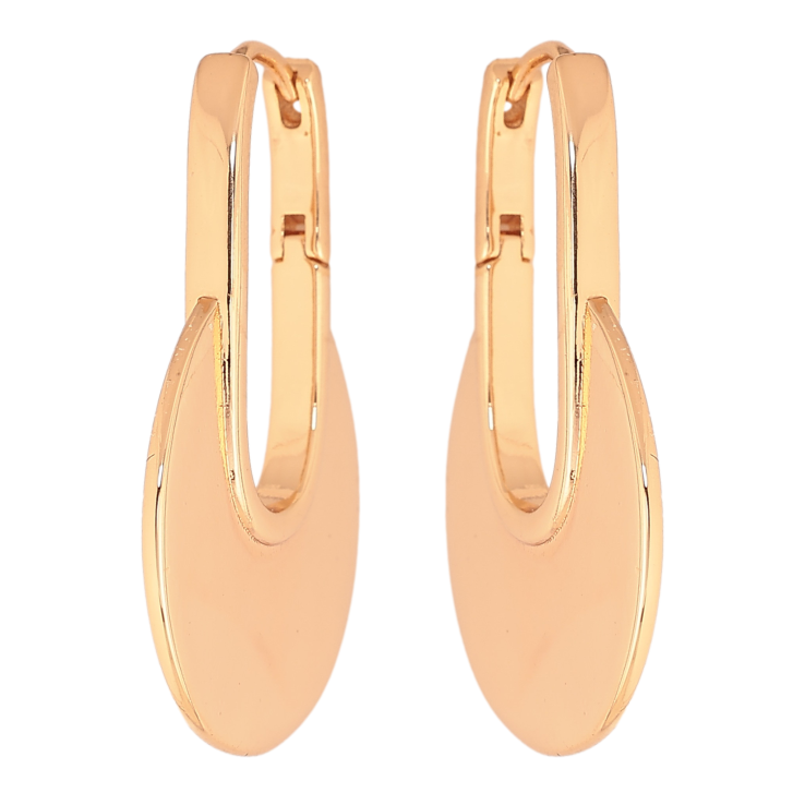 Серьги Xuping цвет Позолота 18К колечки "Декоративные" фото №17