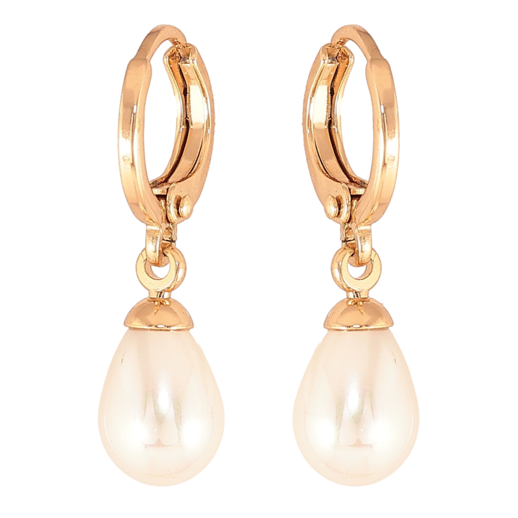 Сережки Xuping колір Позолота 18К підвіски на колечках "Перлинні підвіски" фото №13 Сережки Xuping колір Позолота 18К підвіски на колечках "Перлинні підвіски" фото №13