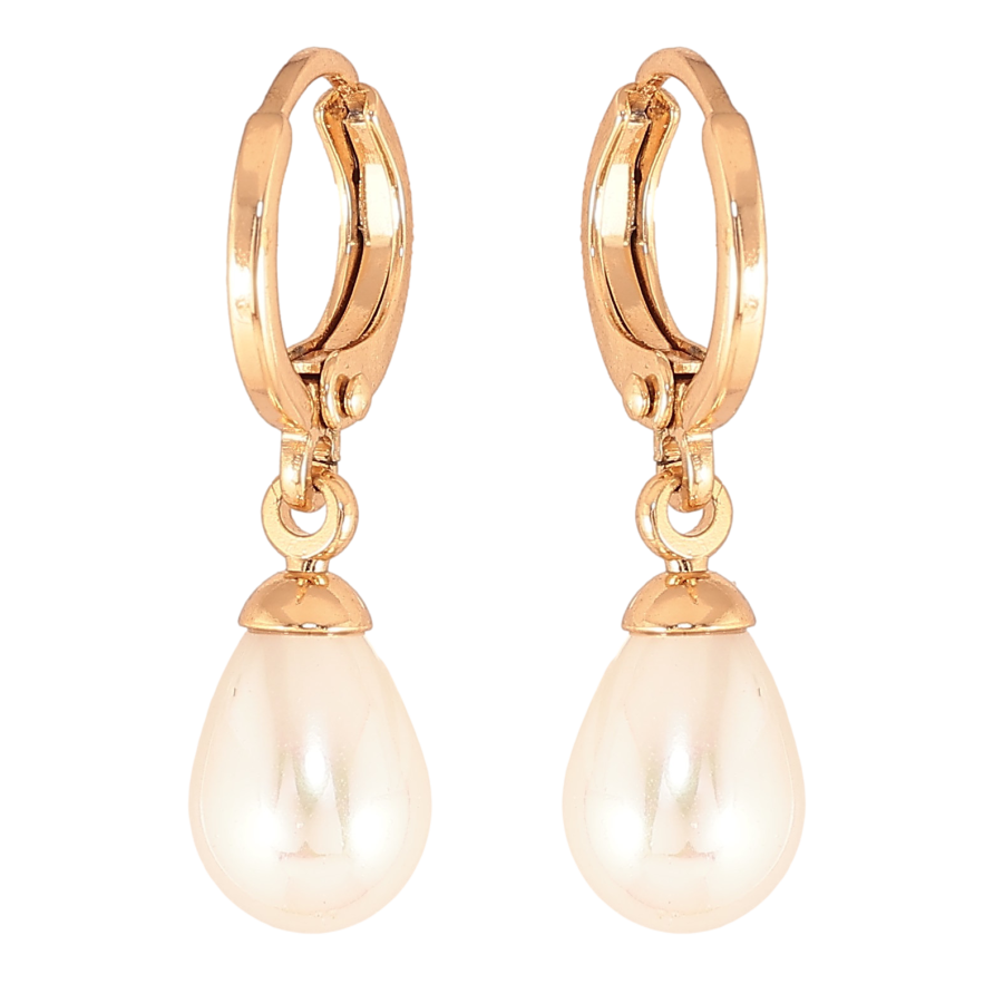 Сережки Xuping колір Позолота 18К підвіски на колечках "Перлинні підвіски" фото №1 Сережки Xuping колір Позолота 18К підвіски на колечках "Перлинні підвіски" фото №1