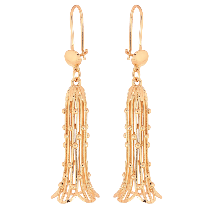 Сережки Xuping колір Позолота 18К французький замок "Декоративні підвіски" фото №11 Сережки Xuping колір Позолота 18К французький замок "Декоративні підвіски" фото №11