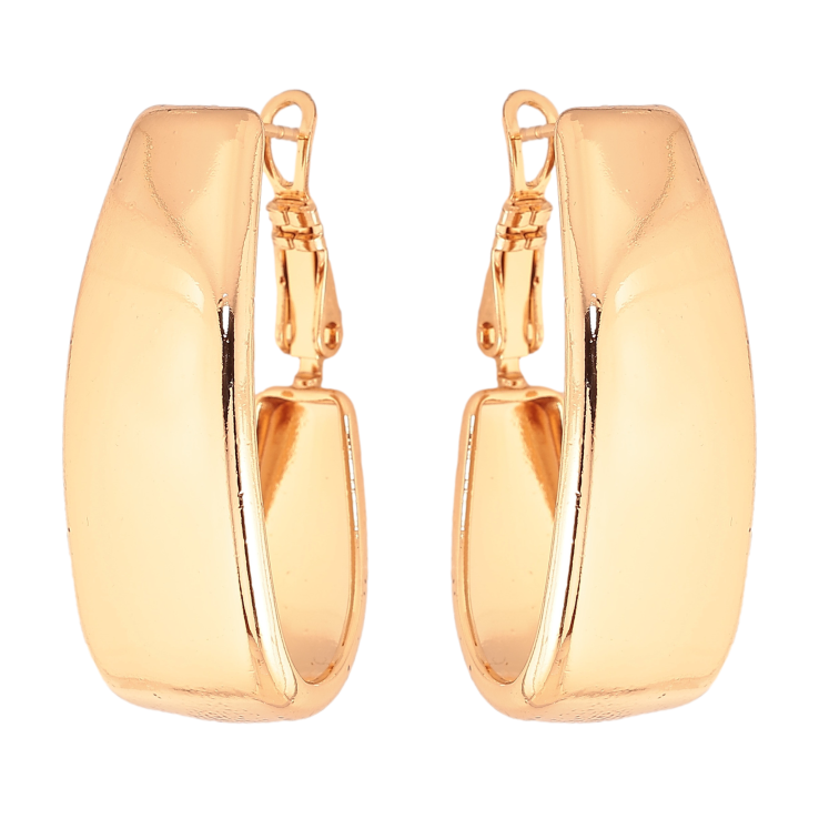 Сережки Xuping колір Позолота 18К італійський замок "Декоративні" фото №12 Сережки Xuping колір Позолота 18К італійський замок "Декоративні" фото №12