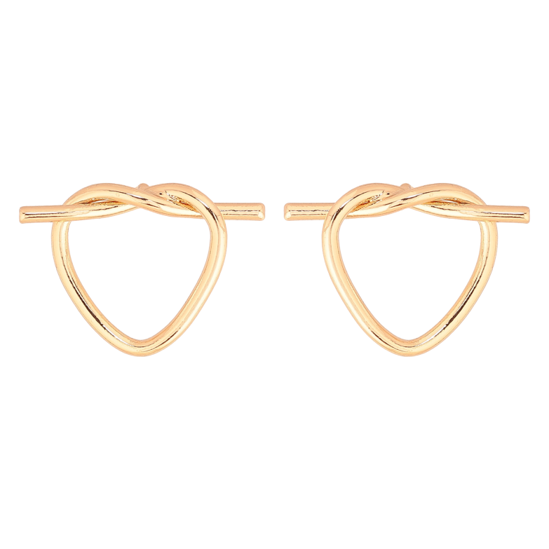 Сережки Xuping колір Позолота 18К пусети "Сердечка" фото №2 Сережки Xuping колір Позолота 18К пусети "Сердечка" фото №2