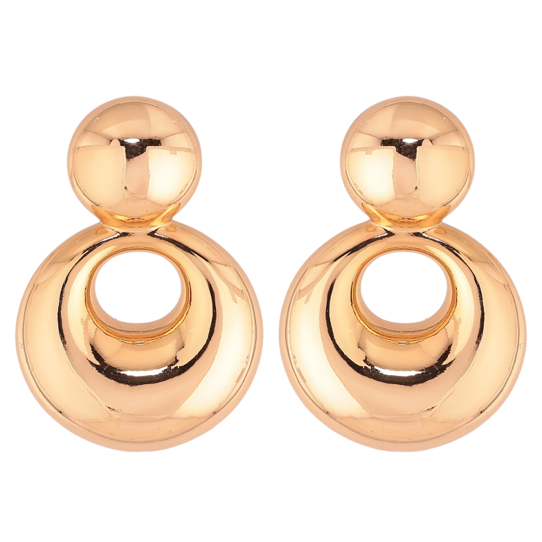 Сережки Xuping колір Позолота 18К пусети "Об'ємні" фото №17