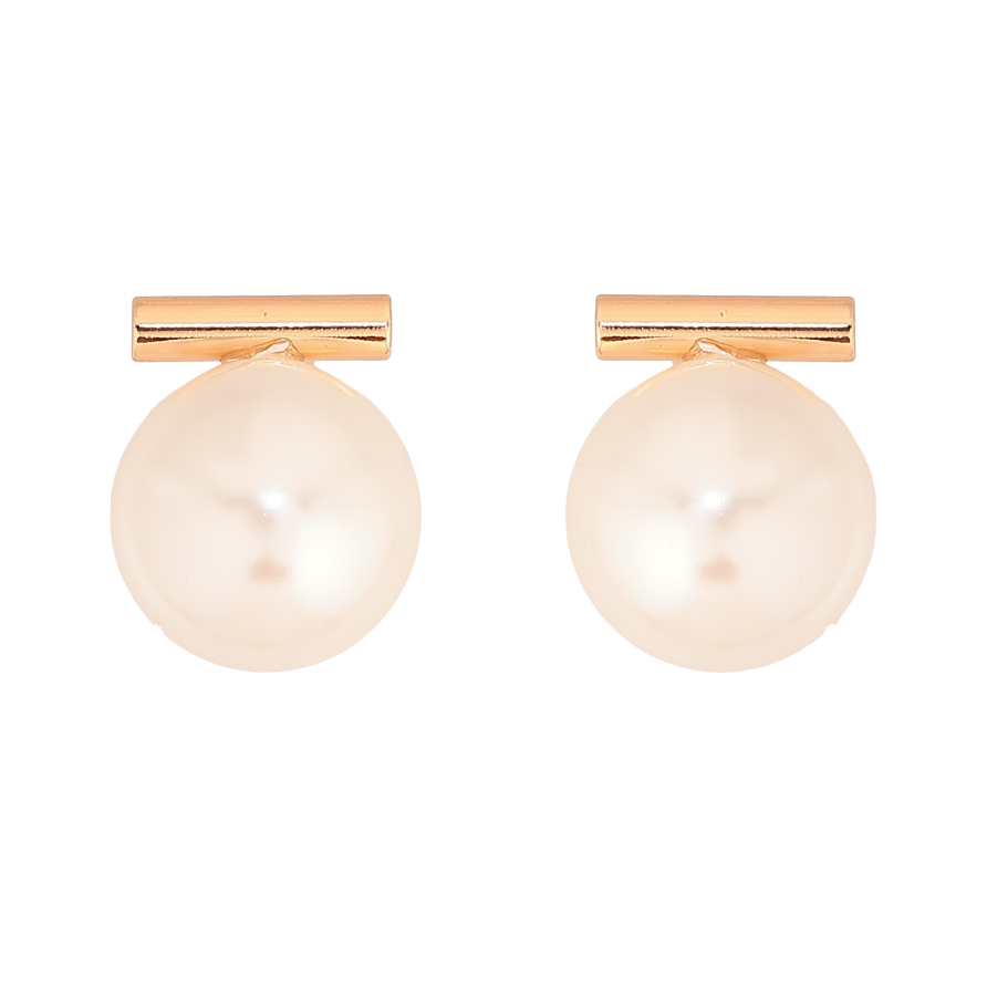 Серьги Xuping цвет Позолота 18К пусеты "Жемчужины" фото №1