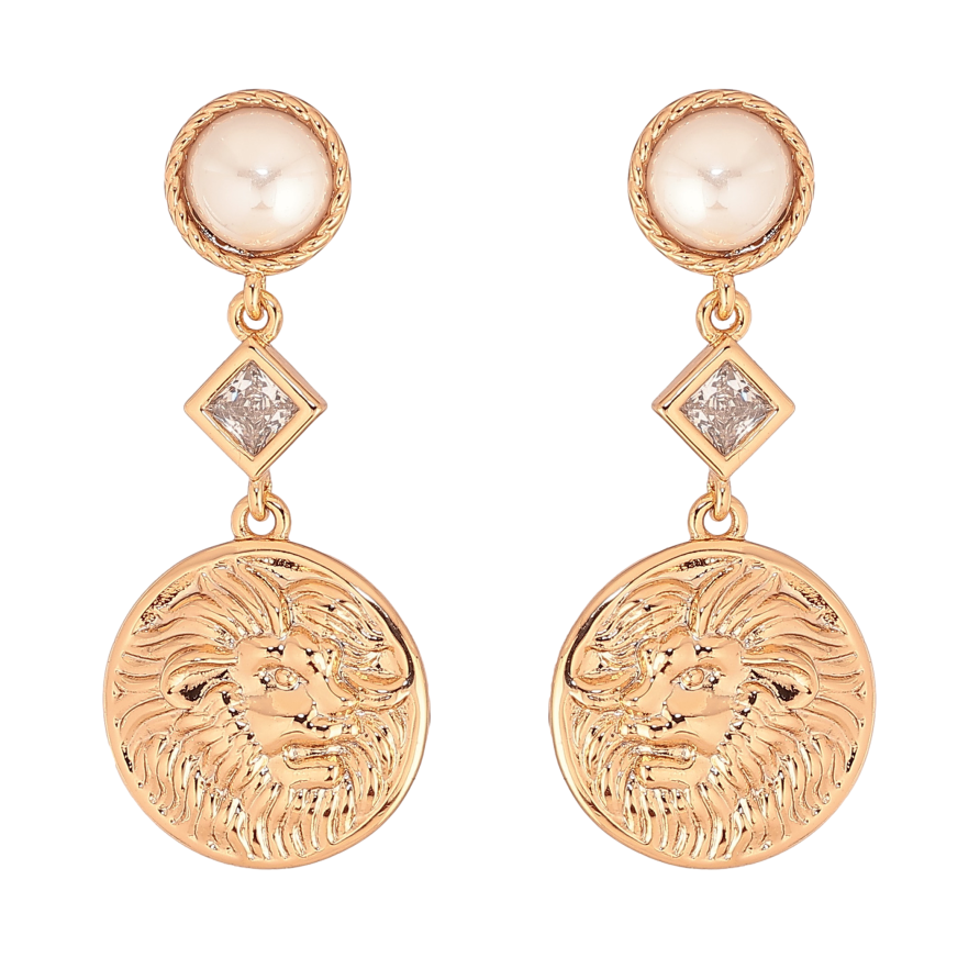 Серьги Xuping цвет Позолота 18К пусеты "Декоративные подвески" фото №1