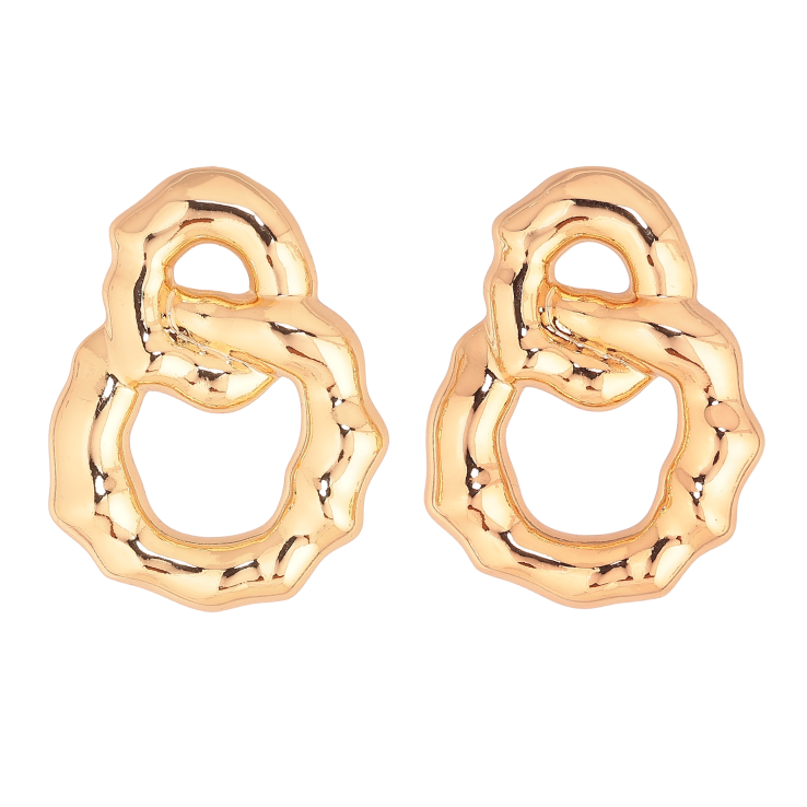 Серьги Xuping цвет Позолота 18К пусеты "Декоративные" фото №21