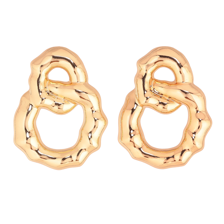 Серьги Xuping цвет Позолота 18К пусеты "Декоративные" фото №1