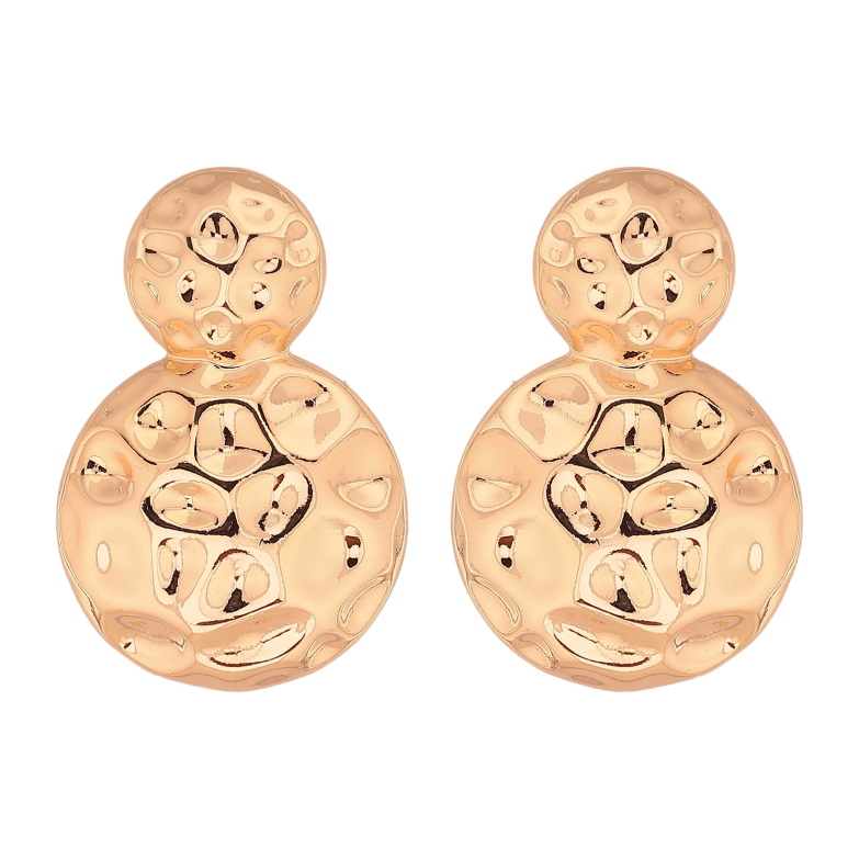 Сережки Xuping колір Позолота 18К пусети "Декоративний візерунок" фото №1