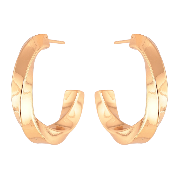 Сережки Xuping колір Позолота 18К пусети "Декоративні дуги" фото №20