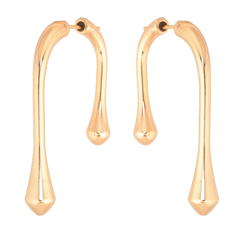 Сережки Xuping колір Позолота 18К джекети "Декоративні" фото №1