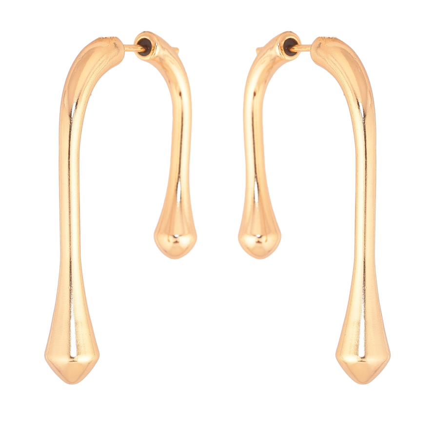 Сережки Xuping колір Позолота 18К джекети "Декоративні" фото №1