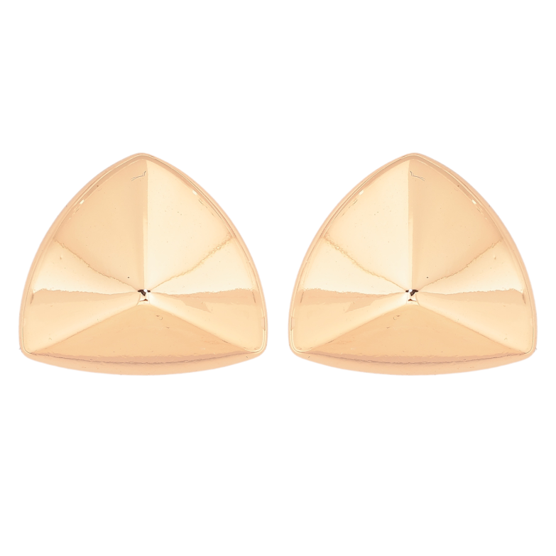 Сережки Xuping колір Позолота 18К пусети "Трикутники" фото №1 Сережки Xuping колір Позолота 18К пусети "Трикутники" фото №1