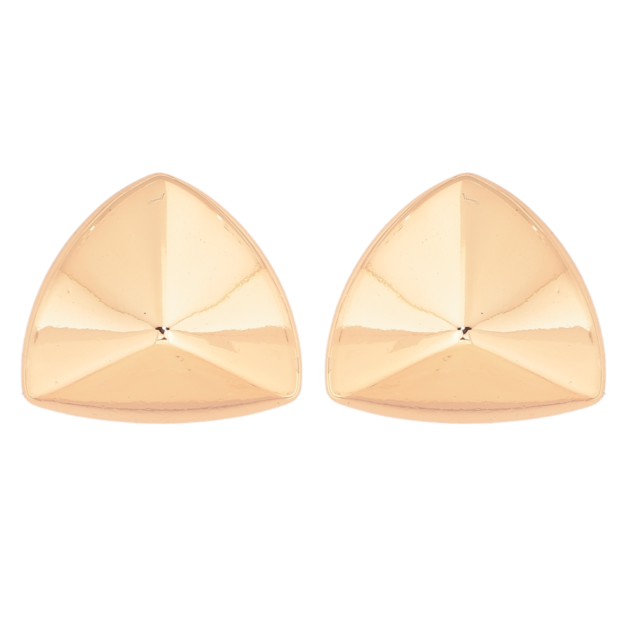 Серьги Xuping цвет Позолота 18К пусеты "Треугольники" фото №1 Серьги Xuping цвет Позолота 18К пусеты "Треугольники" фото №1