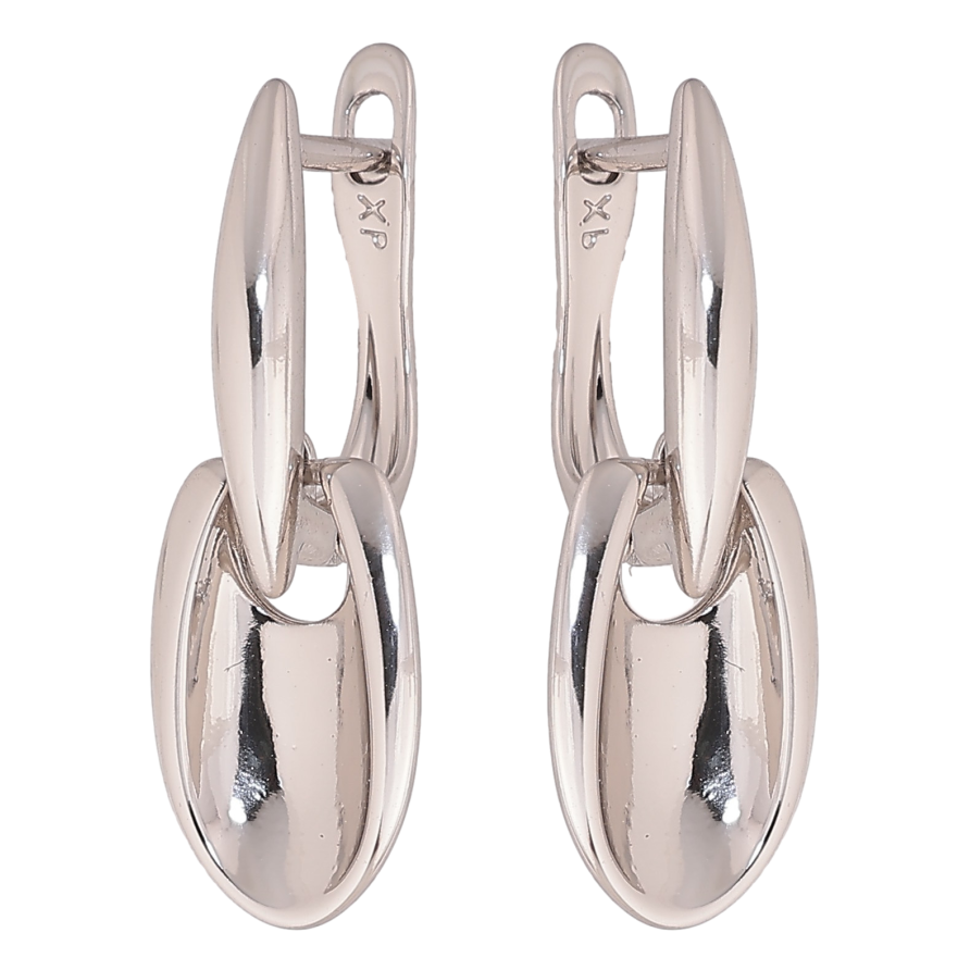 Серьги Xuping цвет Родий английский замок "Декоративные подвески" фото №1