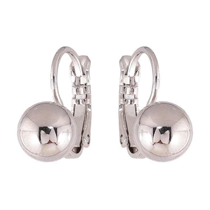 Сережки Xuping колір Родій французький замок "Кульки на дужках" ø 8мм фото №19 Сережки Xuping колір Родій французький замок "Кульки на дужках" ø 8мм фото №19