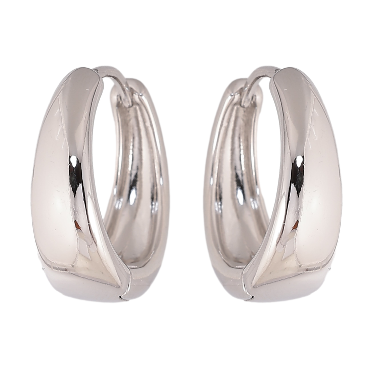 Сережки Xuping колір Родій колечка "Класика" ø 20мм фото №17 Сережки Xuping колір Родій колечка "Класика" ø 20мм фото №17