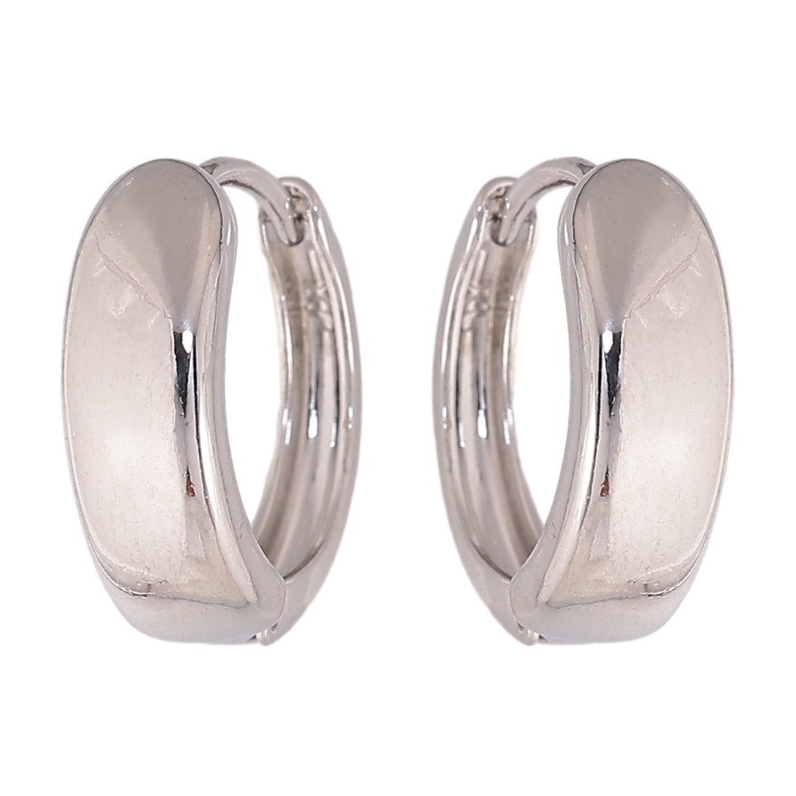 Сережки Xuping колір Родій колечка "Декоративні" фото №1 Сережки Xuping колір Родій колечка "Декоративні" фото №1