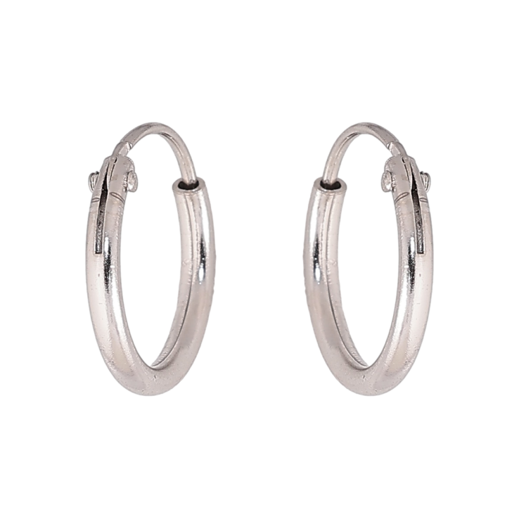 Сережки Xuping колір Родій колечка "Класика, шир. 1мм" ø 10мм фото №12 Сережки Xuping колір Родій колечка "Класика, шир. 1мм" ø 10мм фото №12