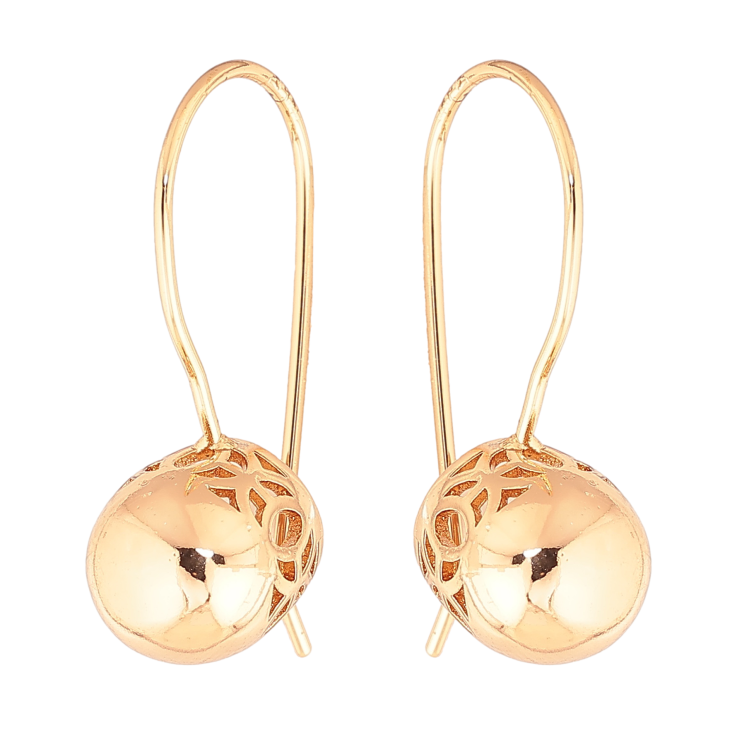 Сережки Xuping колір позолота 18K французький замок кулі на дужках ø 9мм фото №23 Сережки Xuping колір позолота 18K французький замок кулі на дужках ø 9мм фото №23