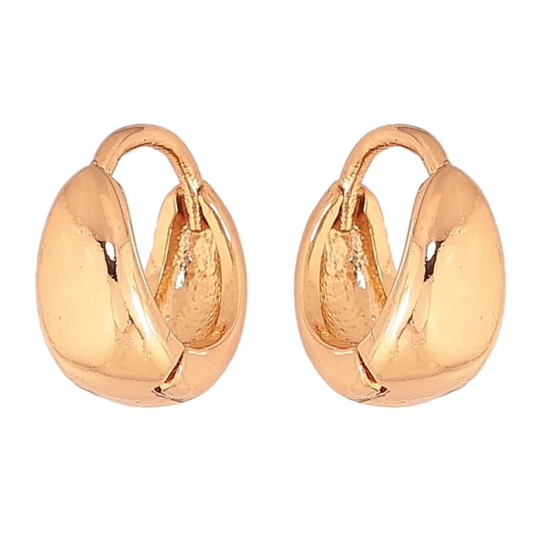 Сережки Xuping колір позолота 18К колечка класика ø 12мм фото №1