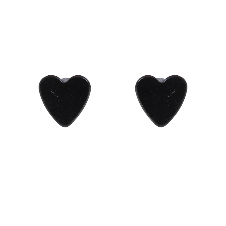 Сережки замок на магніті "Чорні серця" фото №18 Сережки замок на магніті "Чорні серця" фото №18