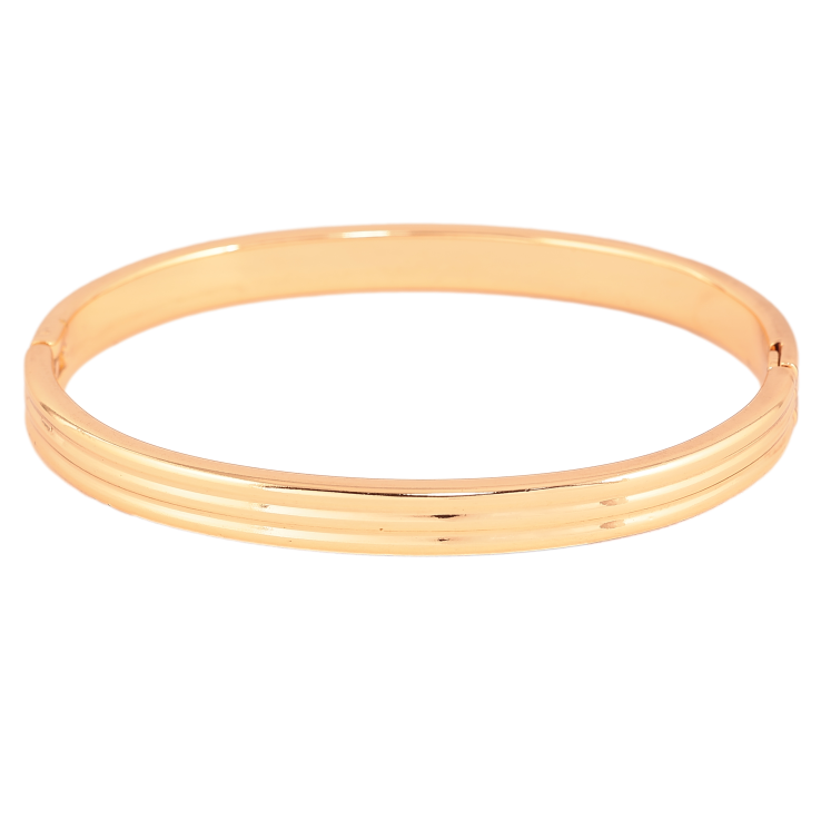 Браслет Xuping колір Позолота 18K "Декоративний візерунок, шир. 6мм" ø 6см фото №23