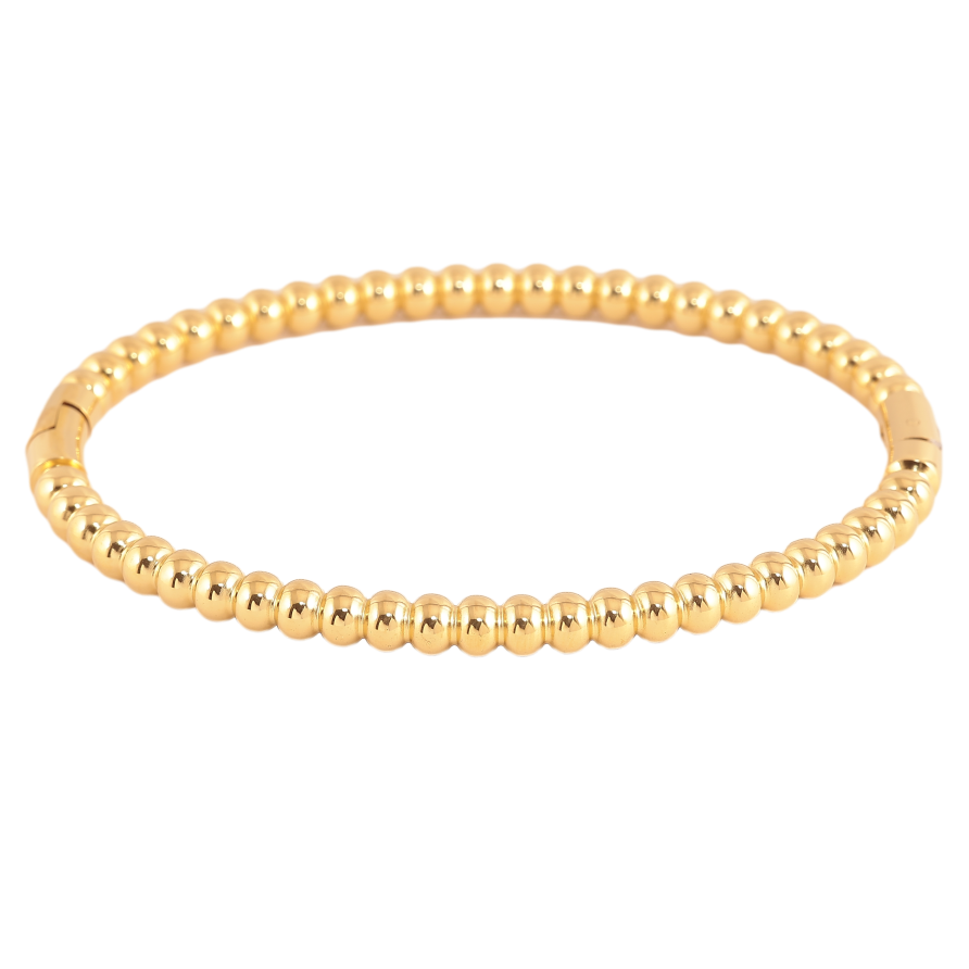 Браслет Нержавіюча сталь "Декоративний візерунок" ø 6см х 4мм фото №1