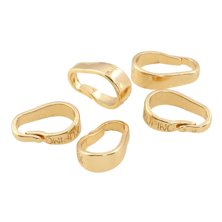 Петелька для кулона Xuping Позолота 18К, для ланцюжка до 5мм, ціна за 1шт фото №2 Петелька для кулона Xuping Позолота 18К, для ланцюжка до 5мм, ціна за 1шт фото №2