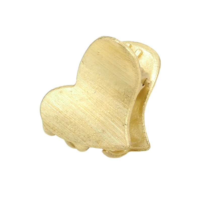 Краб металевий Серце довжина 2см фото №1