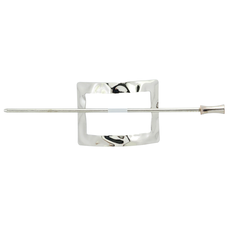 Заколка Прямокутник зі шпажкою розмір 5.2см х 4см, довжина шп. 13.8см фото №6 Заколка Прямокутник зі шпажкою розмір 5.2см х 4см, довжина шп. 13.8см фото №6