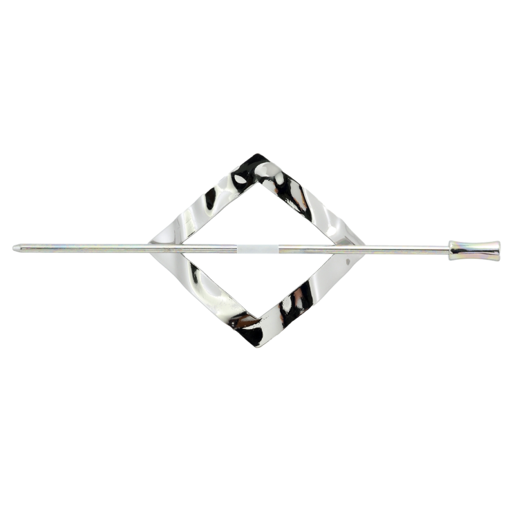 Заколка Ромб зі шпажкою розмір 6см х 6см, довжина шп. 14см фото №12 Заколка Ромб зі шпажкою розмір 6см х 6см, довжина шп. 14см фото №12