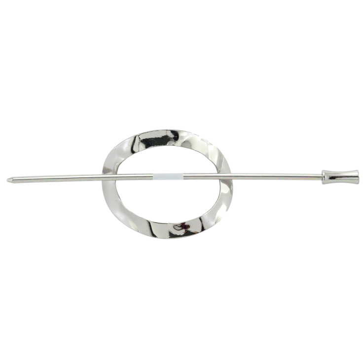 Заколка Овал зі шпажкою розмір 5.3см, довжина шп. 14см фото №7 Заколка Овал зі шпажкою розмір 5.3см, довжина шп. 14см фото №7