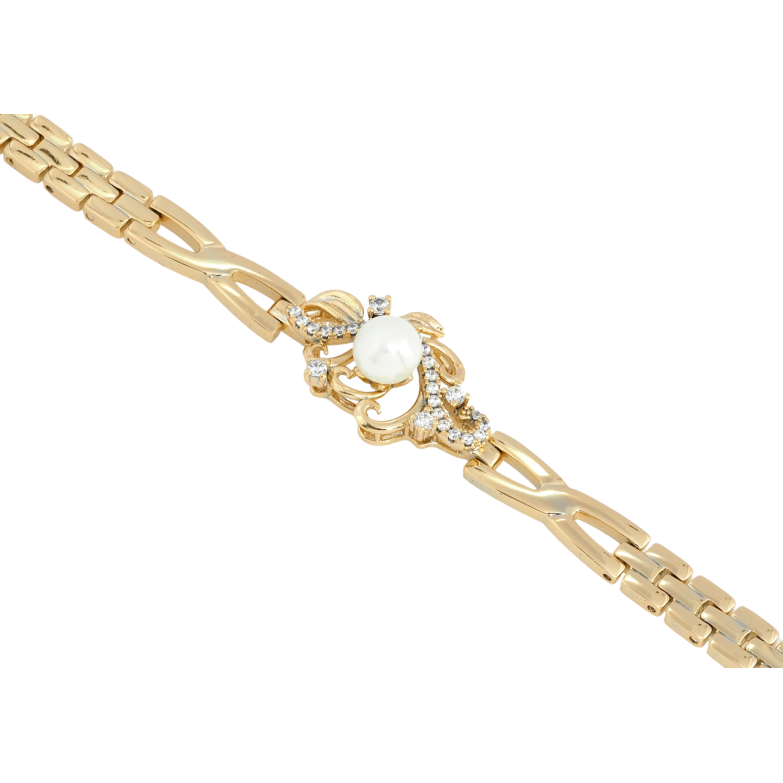 Браслет Xuping Позолота 18K Декоративная вставка размер 19см х 6мм фото №6