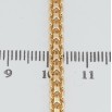 Ланцюжок Xuping Позолота 18K Плетіння Італійський Бісмарк довжина 45см х 4мм фото №2 Ланцюжок Xuping Позолота 18K Плетіння Італійський Бісмарк довжина 45см х 4мм фото №2