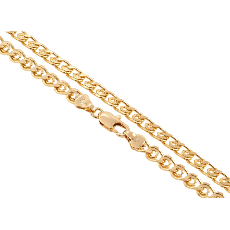 Ланцюжок Xuping Позолота 18K Плетіння Лав довжина 50см х 6мм фото №25 Ланцюжок Xuping Позолота 18K Плетіння Лав довжина 50см х 6мм фото №25