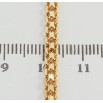 Ланцюжок Xuping Позолота 18K Плетіння Італійський Бісмарк довжина 50см х 4мм фото №2 Ланцюжок Xuping Позолота 18K Плетіння Італійський Бісмарк довжина 50см х 4мм фото №2