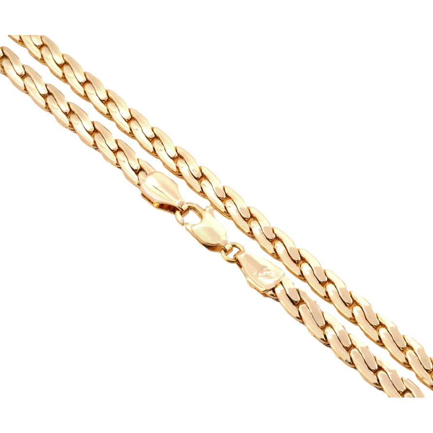 Ланцюжок Xuping Позолота 18K Плетіння Фантазійне довжина 50см х 5мм фото №1 Ланцюжок Xuping Позолота 18K Плетіння Фантазійне довжина 50см х 5мм фото №1