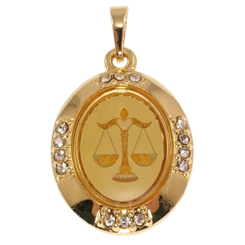 Кулон Xuping Позолота 18K Знак Зодиака Весы для цепочки до 5мм фото №1 Кулон Xuping Позолота 18K Знак Зодиака Весы для цепочки до 5мм фото №1