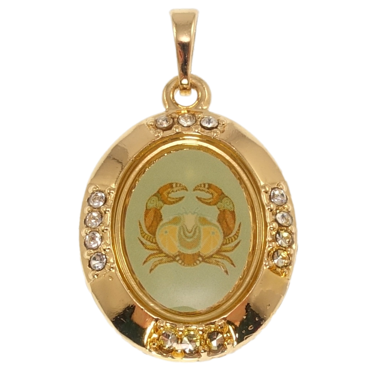 Кулон Xuping Позолота 18K Знак Зодіаку Рак для ланцюжка до 5мм фото №25 Кулон Xuping Позолота 18K Знак Зодіаку Рак для ланцюжка до 5мм фото №25