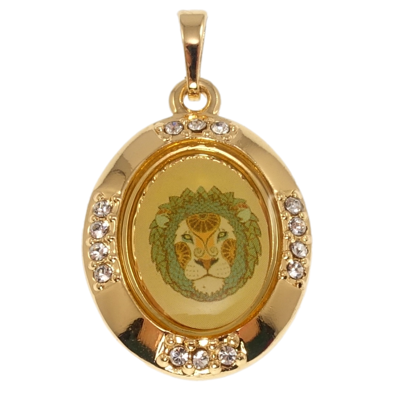 Кулон Xuping Позолота 18K Знак Зодіаку Лев для ланцюжка до 5мм фото №1 Кулон Xuping Позолота 18K Знак Зодіаку Лев для ланцюжка до 5мм фото №1