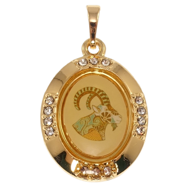 Кулон Xuping Позолота 18K Знак Зодіаку Козеріг для ланцюжка до 5мм фото №19 Кулон Xuping Позолота 18K Знак Зодіаку Козеріг для ланцюжка до 5мм фото №19