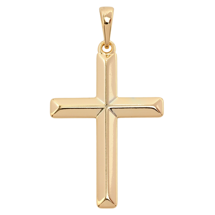 Кулон Xuping Позолота 18K Крест для ланцюжка до 6мм фото №3 Кулон Xuping Позолота 18K Крест для ланцюжка до 6мм фото №3