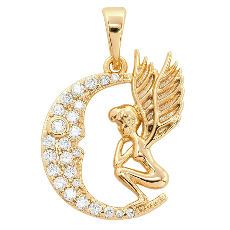 Кулон Xuping Позолота 18K Фея для ланцюжка до 5мм фото №3