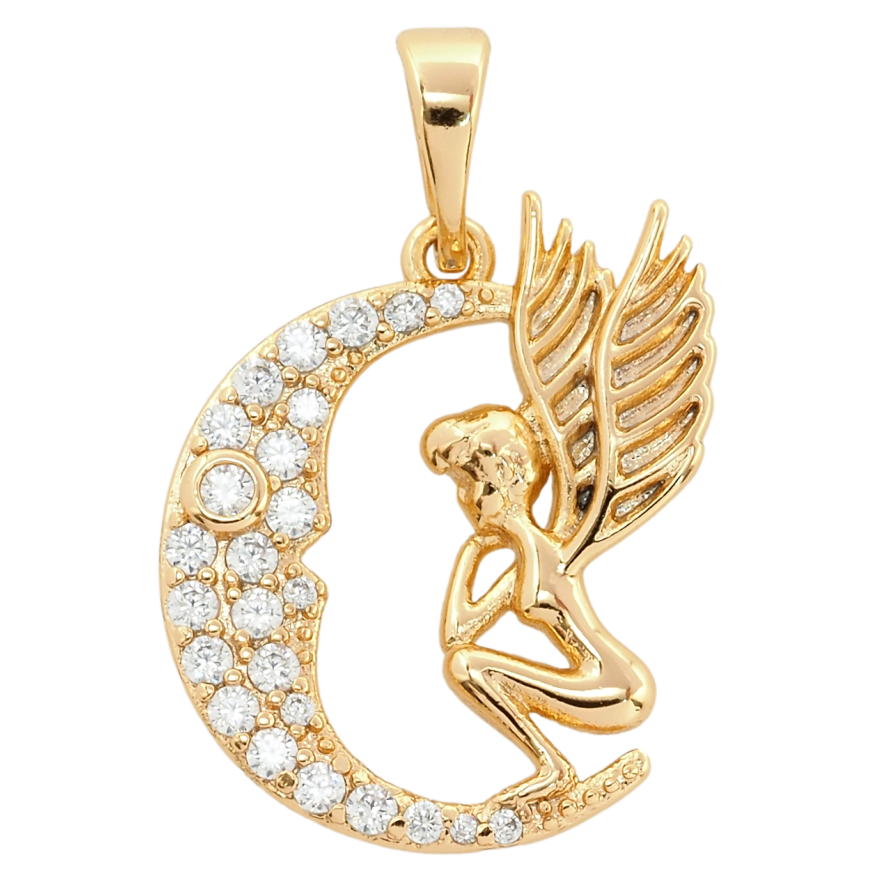 Кулон Xuping Позолота 18K Фея для цепочки до 5мм фото №1