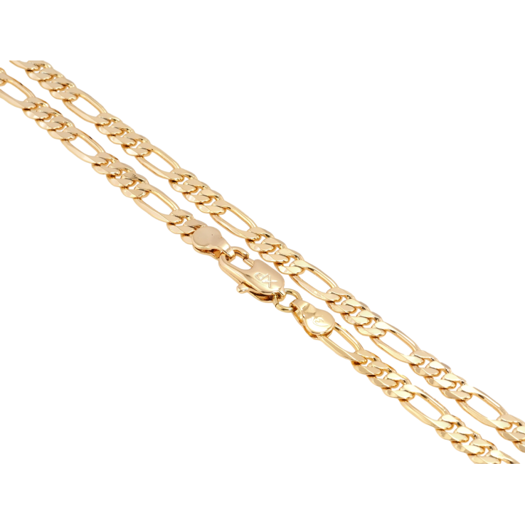 Ланцюжок Xuping Позолота 18K Плетіння Фігаро довжина 50см х 5мм фото №20 Ланцюжок Xuping Позолота 18K Плетіння Фігаро довжина 50см х 5мм фото №20