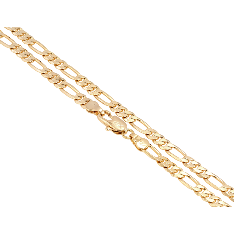 Ланцюжок Xuping Позолота 18K Плетіння Фігаро довжина 50см х 5мм фото №9