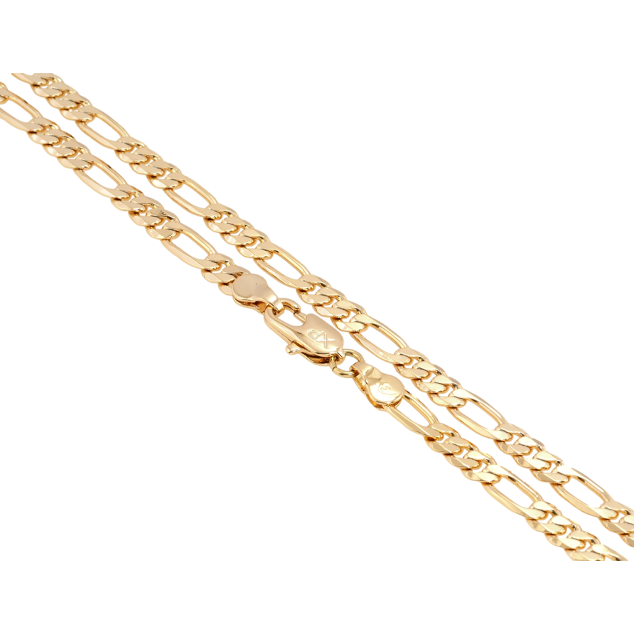 Цепочка Xuping Позолота 18K Плетение Фигаро длина 50см х 5мм фото №1