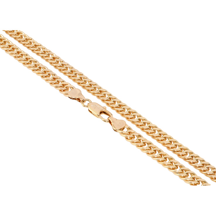 Ланцюжок Xuping Позолота 18K Плетіння Кобра довжина 49см х 6мм фото №4 Ланцюжок Xuping Позолота 18K Плетіння Кобра довжина 49см х 6мм фото №4