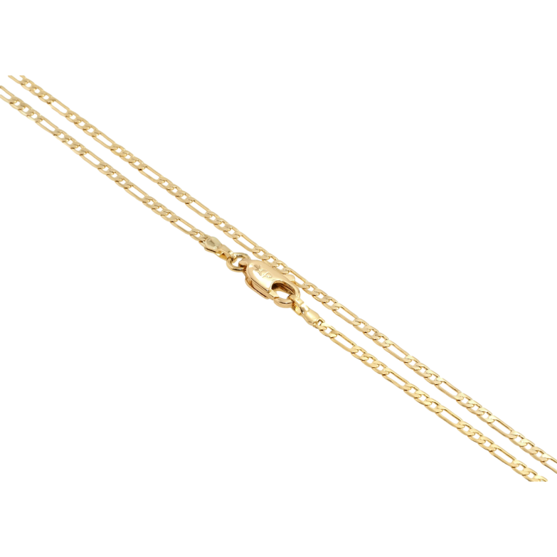 Ланцюжок Xuping Позолота 18K Плетіння Фігаро довжина 50см х 2мм фото №1