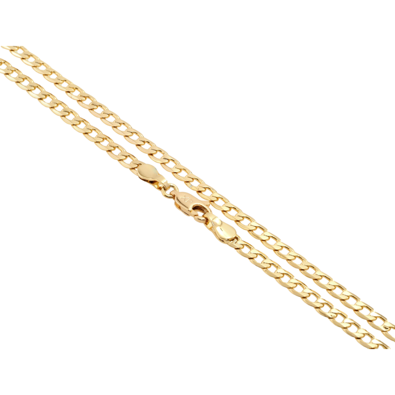 Цепочка Xuping Позолота 18K Плетение Панцирное длина 50см х 4мм фото №1